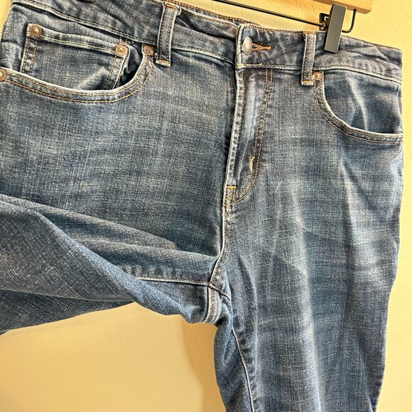 Aeropostale Slim Jean Mens Size 32 x 32 Bundle Medium Wash Blue Denim Whiskering - Picture 10 of 12